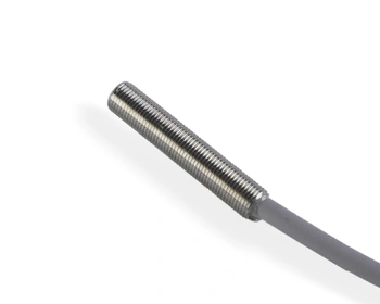 Indukční snímač M5 L=25 mm kabel 5m NPN NC Sn = 0,8 mm