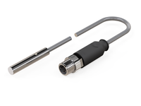 Indukční snímač M5 L=28 mm kabel 0,3m konektor M8 PNP NO Sn = 1,5 mm