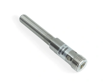 Indukční snímač M8 L=70 mm konektor M12 PNP NO Sn = 1 mm
