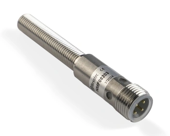 Indukční snímač M8 celokovový 70 mm konektor M12 PNP NO Sn = 1 mm