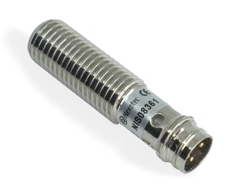 Indukční snímač M8 L=32 mm konektor M8 NPN NO Sn = 4 mm