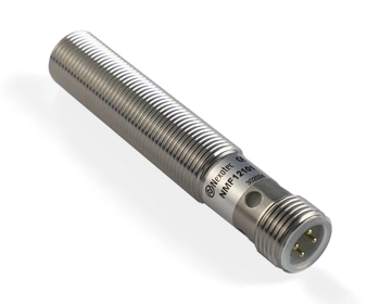 Indukční snímač M12 celokovový 68 mm konektor M12 NPN NO Sn = 2 mm