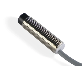 Indukční snímač M12 L=50 mm kabel 3m PNP NC Sn = 8 mm