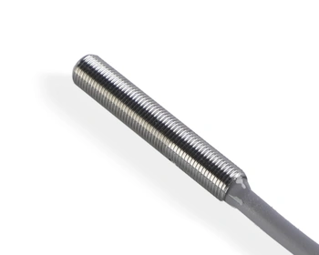 Indukční snímač M5 L=28 mm kabel 2m PNP NO Sn = 1 mm