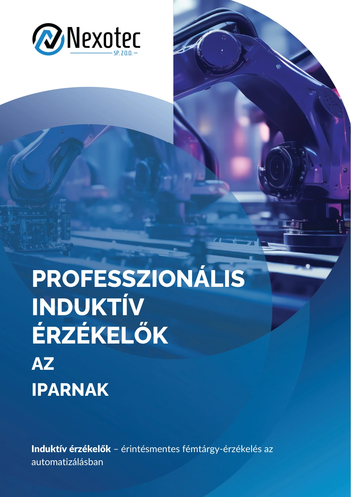 NEXOTEC teljesen fém induktív érzékelő katalógus PDF