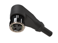 Anschlusskabel M8 3 pin weiblich gewinkelt, Kabel PVC 3 m mit offenen Enden