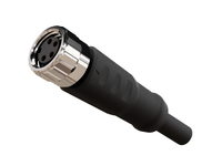 Anschlusskabel M8 4 pin weiblich gerade, Kabel PVC 5 m mit offenen Enden