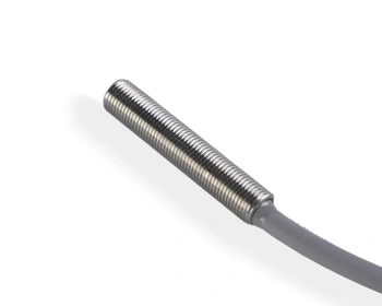 Induktiver Sensor M5 L=25 mm Kabel 2m PNP NO Sn = 1,5 mm