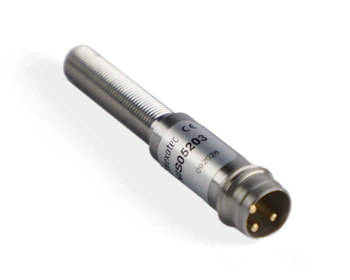 Induktiver Sensor M5 L=40 mm Stecker M8 PNP NO Sn = 0,8 mm