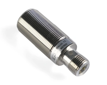 Induktiver Sensor M18 L=48 mm Stecker M12 PNP NO Sn = 8 mm