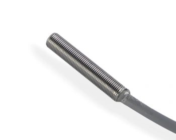 Inductive sensor M5 25 mm cable 0,3 m connector M8 NPN NC Sn = 0,8 mm