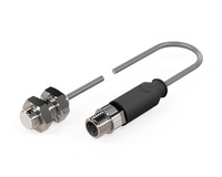 Inductive sensor M8 18 mm cable 0,3 m connector M8 NPN NO Sn = 1 mm