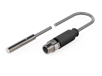 Inductive sensor M5 28 mm cable 0,3 m connector M8 PNP NO Sn = 1,5 mm
