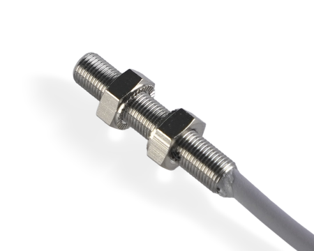 NIS05523 - 3 - Indukčný snímač M5 L=25 mm kábel 5m PNP NO Sn = 1,5 mm
