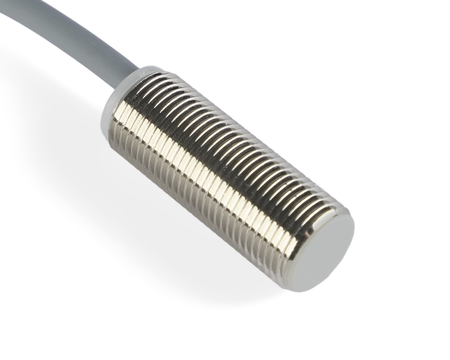 NIS12123-K2 - 2 - Indukčný snímač M12 L=30 mm kábel 2m PNP NO Sn = 4 mm