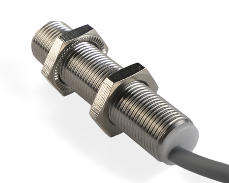 NMF12344 - 3 - Inductive sensor M12 Metal face 50 mm cable 3m PNP NC Sn = 4 mm
