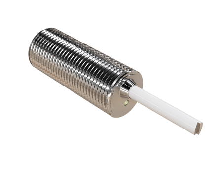 Czujnik indukcyjny M12 całometalowy 30 mm przewód 2m NPN NC Sn = 2 mm