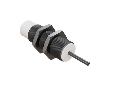 Czujnik indukcyjny M18 dla spawalnictwa 55 mm przewód 2m NPN NO Sn = 8 mm