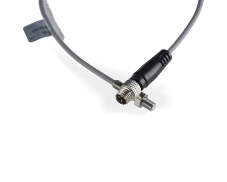 NIS05101 - 5 - Induktív érzékelő M5 L=28 mm kábel 0,3 m csatlakozó M8 NPN NO Sn = 0,8 mm