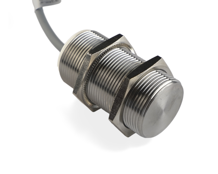 NMF30301 - 4 - Indukčný snímač M30 celokovový 55 mm kábel 3m NPN NO Sn = 10 mm