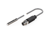 NIS05093 - 10 - Induktív érzékelő M5 L=25 mm kábel 0,3 m csatlakozó M8 PNP NO Sn = 0,8 mm