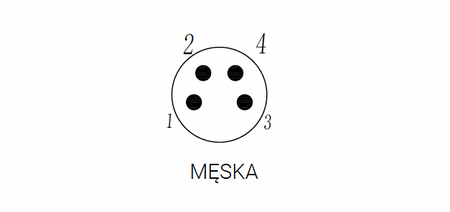P8-4MR - 7 - Stecker M8 4-pin gewinkelt – Steckverbinder für Sensoren und Industrieautomation