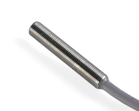 NIS05532 - 1 - Indukčný snímač M5 L=28 mm kábel 5m NPN NC Sn = 0,8 mm