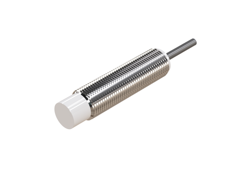 Indukční snímač M12 L=50 mm kabel 2m NPN NO & NC Sn = 4 mm
