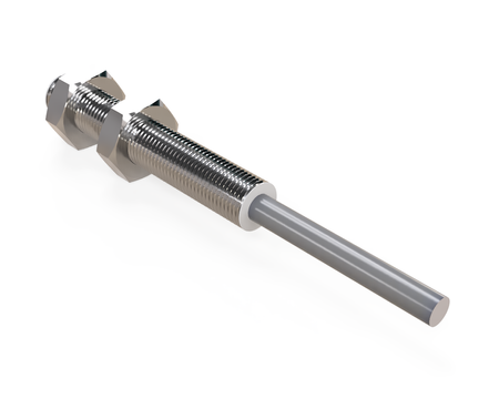 Czujnik indukcyjny M5 L=30 mm przewód 2m PNP NO Sn = 1,5 mm