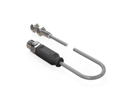 NIS05092 - 11 - Induktív érzékelő M5 L=25 mm kábel 0,3 m csatlakozó M8 NPN NC Sn = 0,8 mm