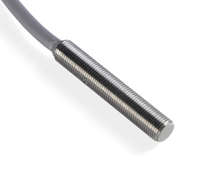 NIS05532 - 2 - Induktiver Sensor M5 L=28 mm Kabel 5m NPN NC Sn = 0,8 mm