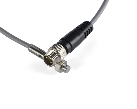 NIS05553-K0.3/M8 - 5 - Indukční snímač M5 L=28 mm kabel 0,3m konektor M8 PNP NO Sn = 1,5 mm