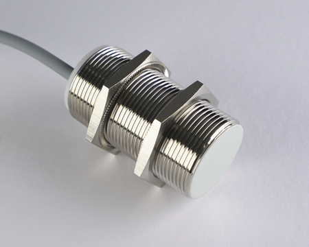 Induktiver Sensor M30 L=55 mm Kabel 3m NPN NO & NC Sn = 16 mm
