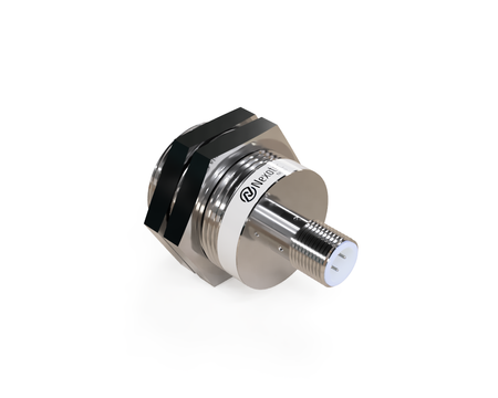 Induktiver Sensor M30 L=48 mm Stecker M12 PNP NO Sn = 22 mm