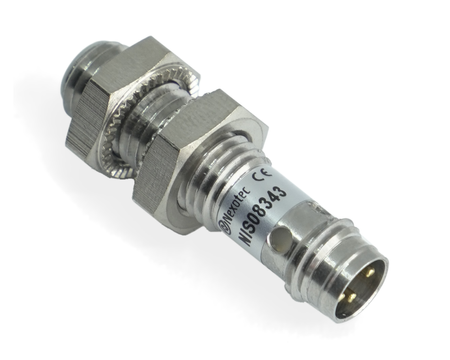 NIS08343 - 3 - Indukčný snímač M8 L=32 mm konektor M8 PNP NO Sn = 3 mm