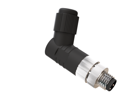 P8-3MR - 4 - Stecker M8 3-pin gewinkelt – Steckverbinder für Sensoren und Industrieautomation