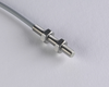 NIS04001 - 6 - Indukčný snímač M4 L=25 mm kábel 2m NPN NO Sn = 0,6 mm