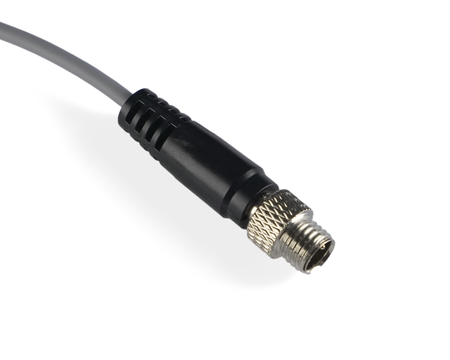 NIS05553-K0.3/M8 - 4 - Induktiver Sensor M5 L=28 mm Kabel 0,3m Stecker M8 PNP NO Sn = 1,5 mm