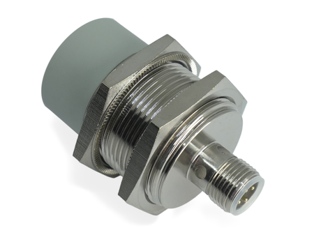 NIS30332 - 3 - Indukčný snímač M30 L=53 mm konektor M12 NPN NC Sn = 25 mm