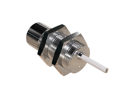 Czujnik indukcyjny M18 całometalowy 40 mm przewód 5m NPN NO Sn = 8 mm