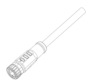 Kabel przyłączeniowy M8 3 pin żeński prosty, dioda led, przewód PVC 3 m z otwartymi końcówkami