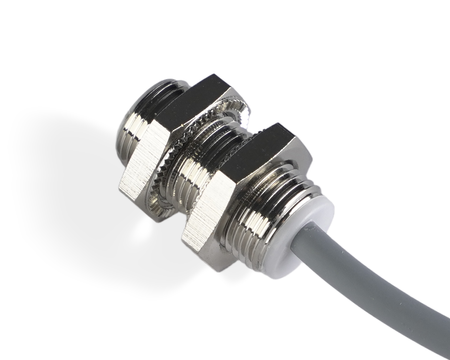 NIS12021-K2 - 3 - Indukčný snímač M12 L=22 mm kábel 2m NPN NO Sn = 4 mm