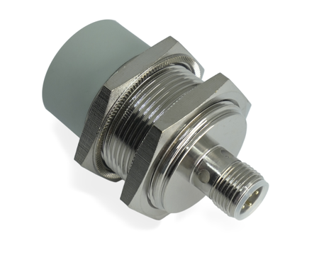 NIS30331 - 3 - Indukční snímač M30 L=53 mm konektor M12 NPN NO Sn = 25 mm