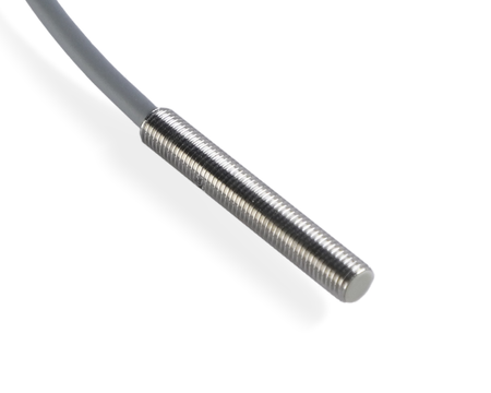 NIS04521 - 2 - Induktív érzékelő M4 L=25 mm kábel 5m NPN NO Sn = 1 mm