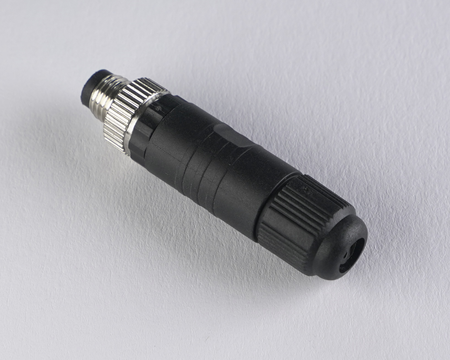 P8-3MS - Wtyczka M8, wtyk prosty, 3 piny, męska