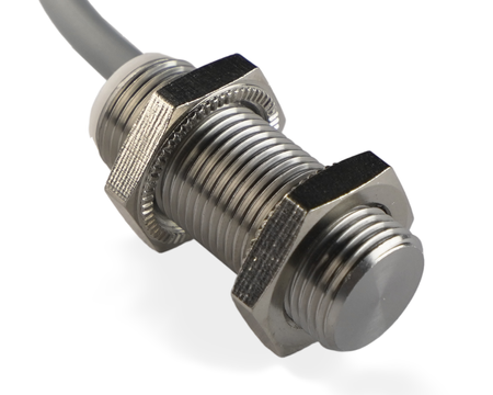 NMF12362 - 4 - Czujnik indukcyjny M12 całometalowy 30 mm przewód 3m NPN NC Sn = 4 mm