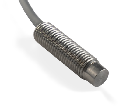 NMF08071 - 2 - Indukční snímač M8 celokovový 30 mm kabel 2m NPN NO Sn = 3,5 mm