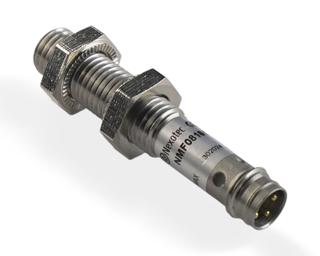 NMF08161 - 3 - Induktív érzékelő M8 teljes fém 45 mm csatlakozó M8 NPN NO Sn = 2 mm