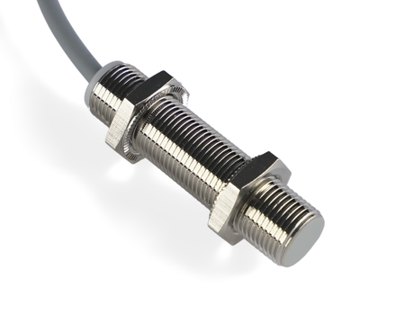 NIS12224-K2 - 4 - Indukční snímač M12 L=50 mm kabel 2m PNP NC Sn = 4 mm