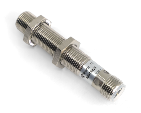 NIS12424 - 3 - Indukční snímač M12 L=68 mm konektor M12 PNP NC Sn = 4 mm